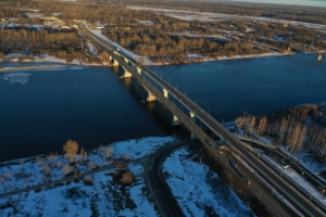 В Ленобласти открыли новый мост длиной 1,5 км через реку Волхов