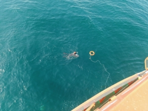 На Сахалине спасли потерявшегося в море двое суток назад водолаза
