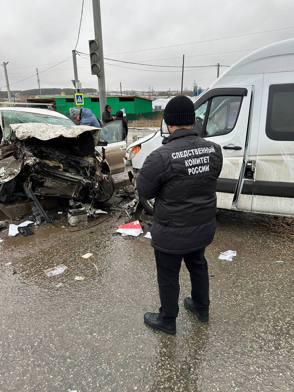 В Удмуртии четыре человека погибли в ДТП с микроавтобусом